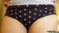 Polka dot panties